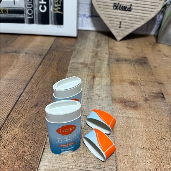 2 Lume Whole Body Deodorant Smooth Solid Stick Aluminum Free Unscented 2.6oz - Picture 4 of 5